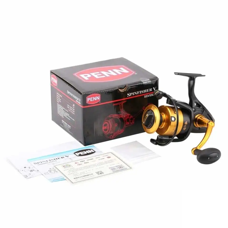 Рыболовная катушка PENN SSV spinfisher v полностью Металлическая 3500/4500/5500/6500 для спиннинга