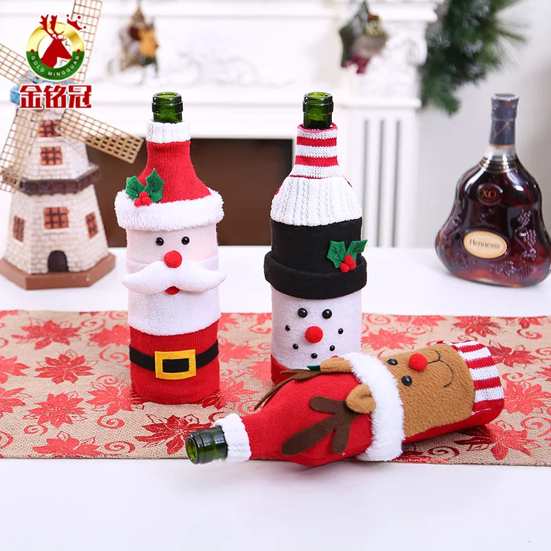 Сумка для винной бутылки рождественское женское платье тканая сумка шляпа пива