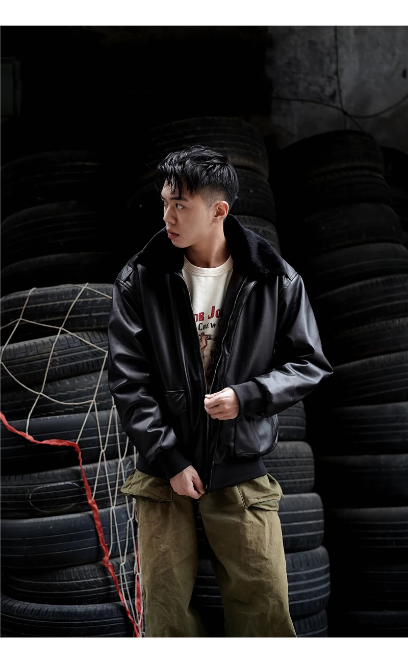 2021 США Высокое качество А2 кожаная Военная мотоциклетная одежда ветрозащитная