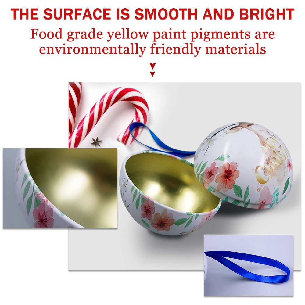 A - 5 шт. металлический шарик для конфет подвеска на рождественскую елку детские