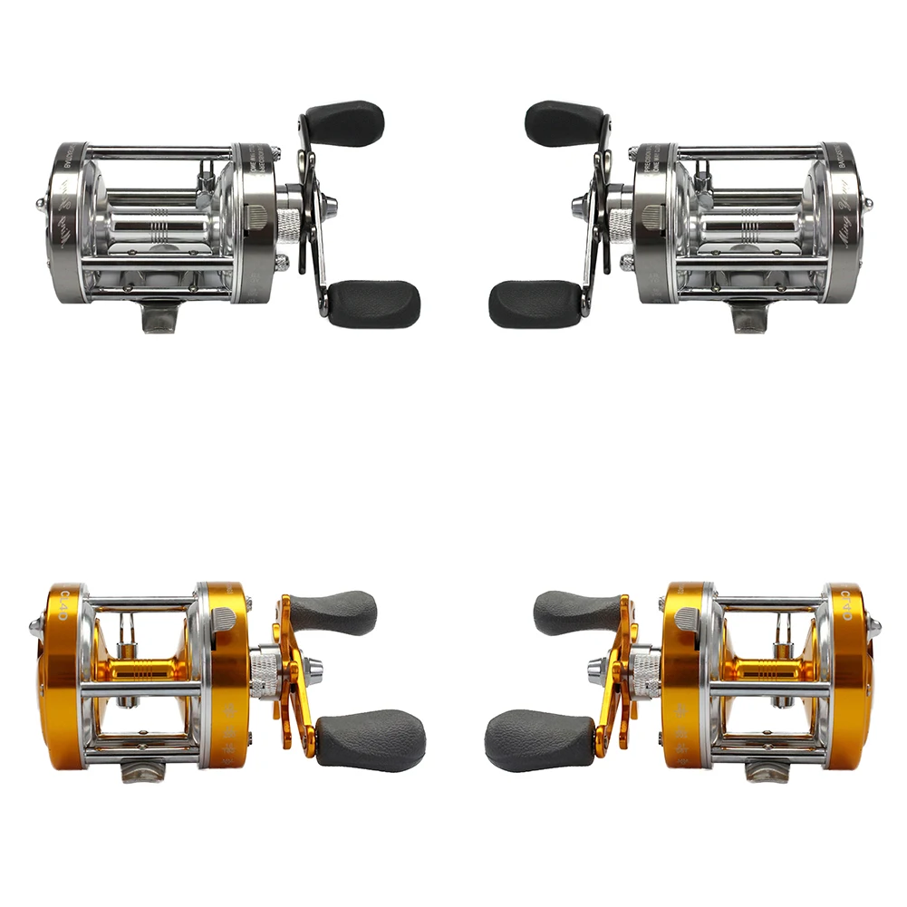 

Metal Drum Trolling Fishing Reel Saltwater Left Right Hand Fly Trolling Sea Fishing Wheel Fish Tackle Equipment