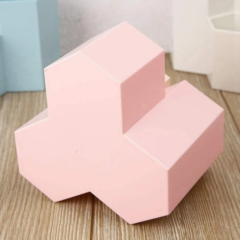 

3-Slot Pen Holder, Cosmetic Holder, Pencil Case, for Dressing Table, Desk, Stationery, Ruler, Scissors(1PCS)