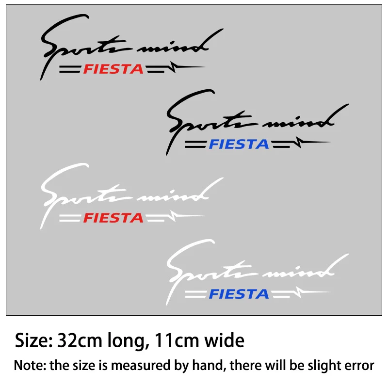 Racing Car Auto Reflective Vinyl Graphic Decal letter personality cars Stickers for Ford fiesta EcoSport ESCORT | Автомобили и