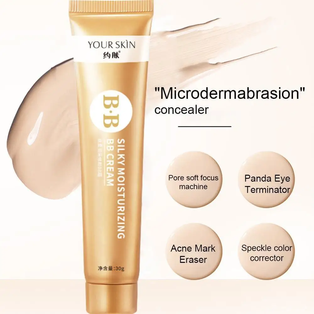 Concealer Liquid Tattoo Cover Spots BB Cream Acne Marks Eye Circles Liquid Foundation Bags Dark W4Q9