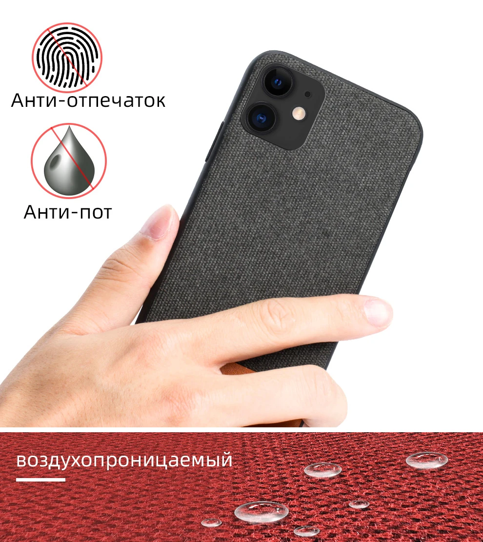 Мужской тканевый в деловом стиле, магнитный чехол для iphone 11 pro max, противоударный автомобильный чехол-держатель, чехол для iphone 11 pro max 6,5, брезентовый чехол