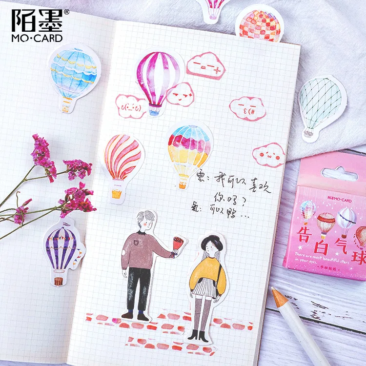 60 pack/lot Confession Balloon Stickers Set Decorative Stationery Scrapbooking DIY Diary Album Stick Lable | Канцтовары для офиса