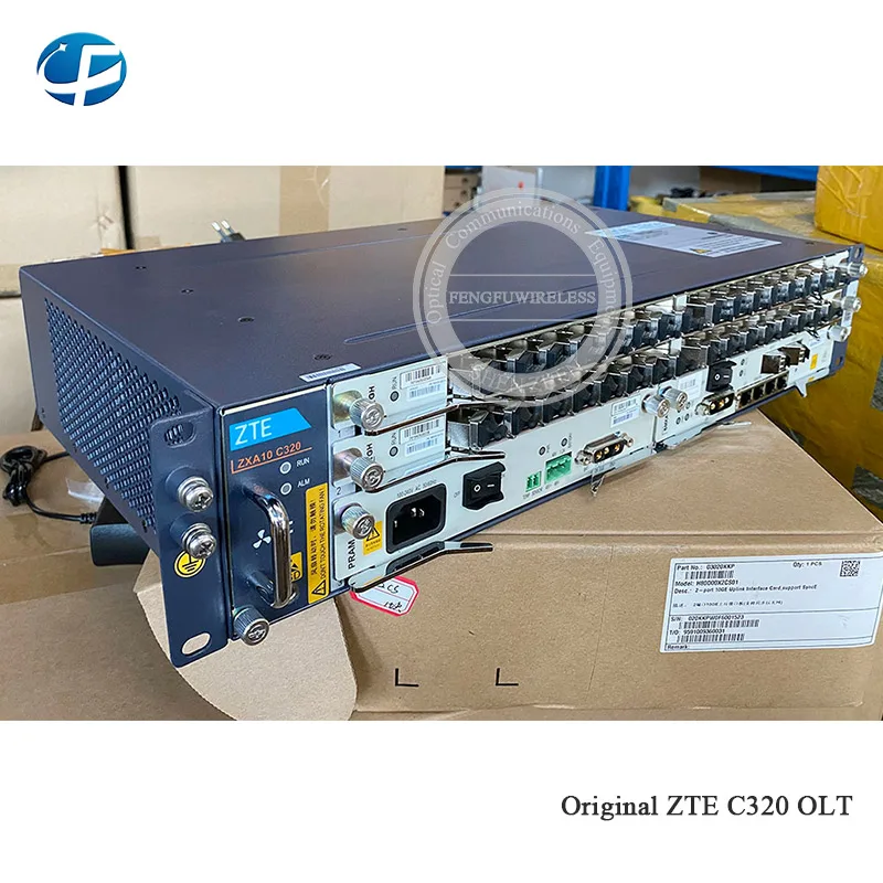 ZTE 32 порта 10G OLT C + Gpon C320 Olt 1 * SMXA/3 PRAM (110V 220V) 2 GTGH 16PONt Board Olt|Детали устройств связи| |