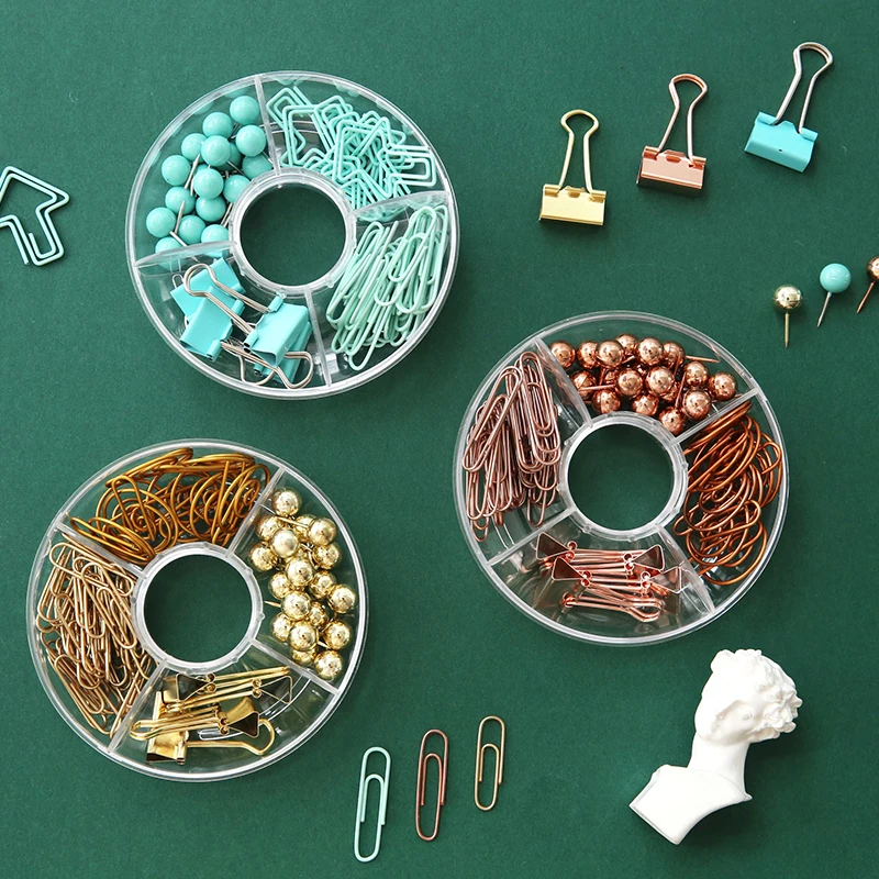 Бесплатная доставка зажимы для переплетов булавки золотого и розового золота