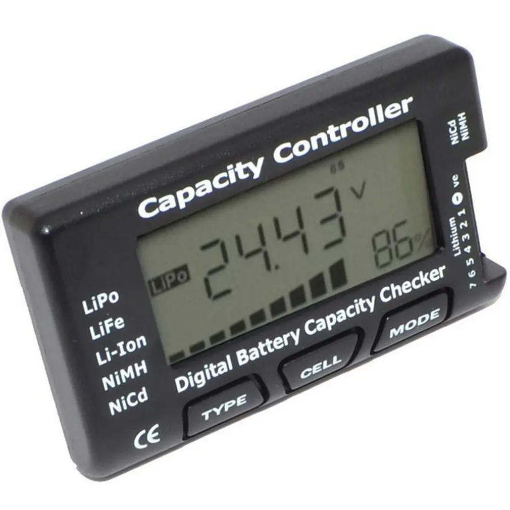 

Digital Battery Capacity Checker Battery Function Test Meter Detection Accuracy 0.001V Capacity Controller