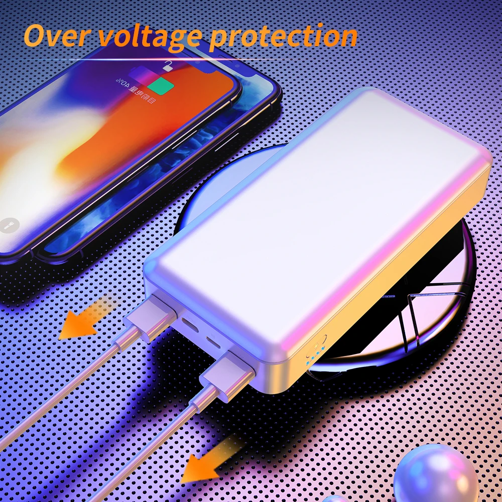 Портативное зарядное устройство с двумя USB-портами 20000 мАч | Мобильные телефоны и