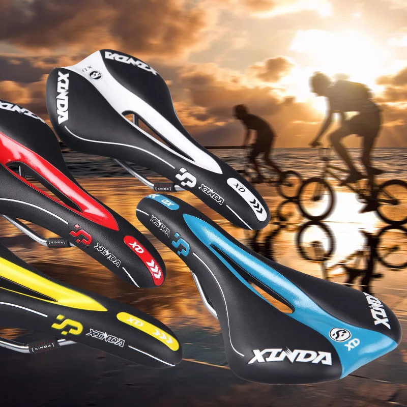 Светоотражающее амортизирующее мягкое велосипедное седло для горного