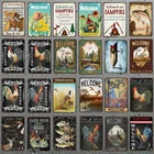 Металлическая винтажная настенная табличка Pin Up Girl Оловянная металлическая табличка, паб, кафе, магазин, домашний декор, железный плакат, DU-4989A