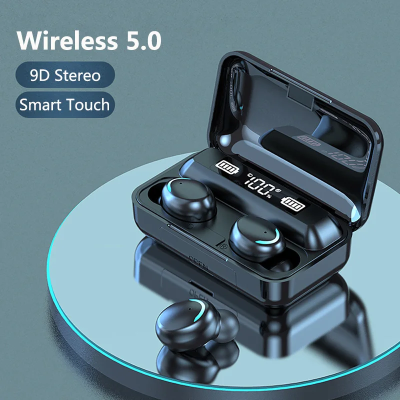 

Bluetooth-наушники с цифровым дисплеем, TWS F9