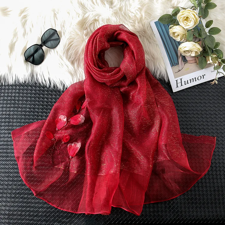 

Fashion Women's Chiffon Colorful Printed Sweet Cartoon Cat Kitten Scarf Graffiti Style Shawl White