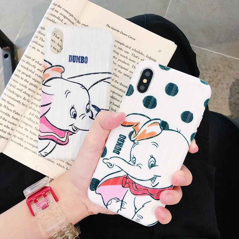Слон Дамбо багажник чехол для телефона XiaoMi RedMi Note 8 7 6 K20 Pro силиконовый Мягкий ТПУ