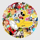 56 листов не повторяются тапочки в виде персонажа аниме Disney Стикеры с мультяшным рисунком Чемодан скутер ноутбук стакана воды автомобиля Водонепроницаемый наклейки