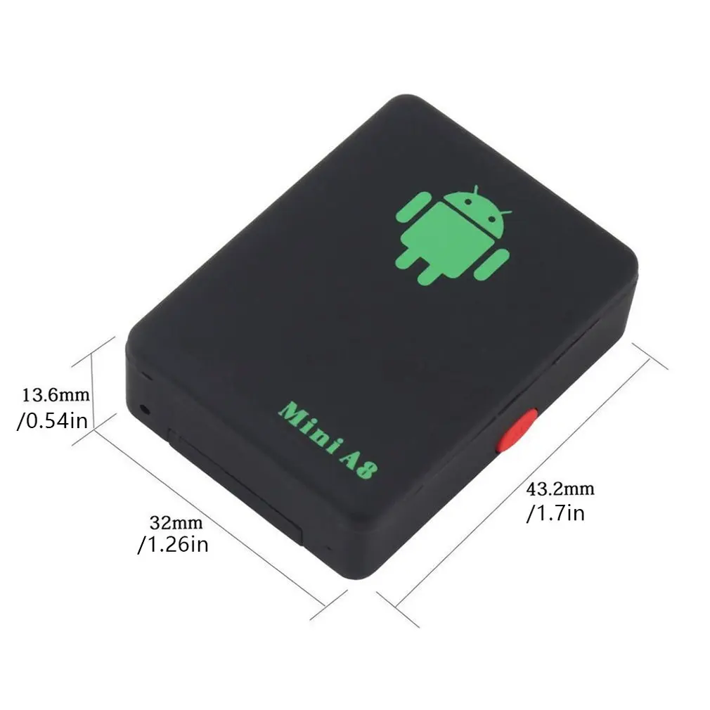 

Mini A8 Gps Micro Tracking Locator Elderly Child Tracking Anti-Lost Car Anti-Theft Sos Car Anti-Theft