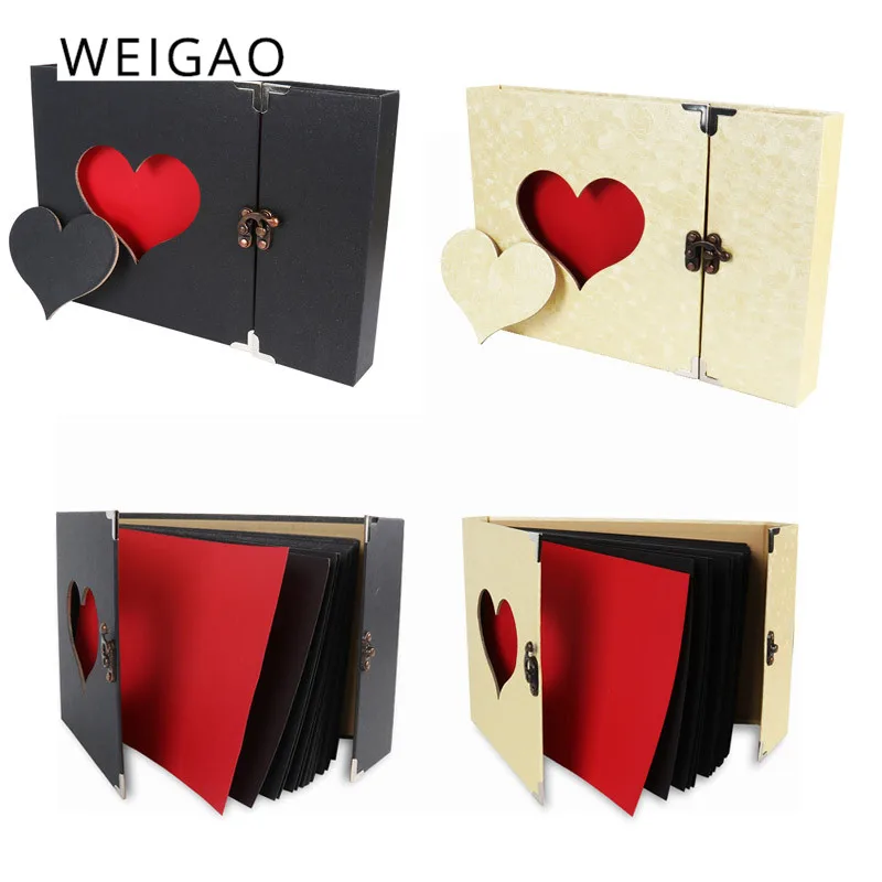 WEIGAO DIY альбом ручной работы фотоальбомы скрапбукинги День Святого Валентина