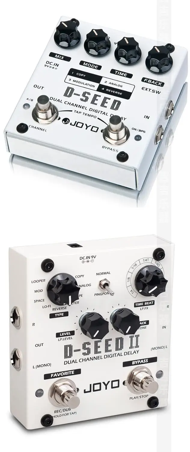 Цифровой блок эффекта задержки Joyo d-seed для электрогитары сингл |