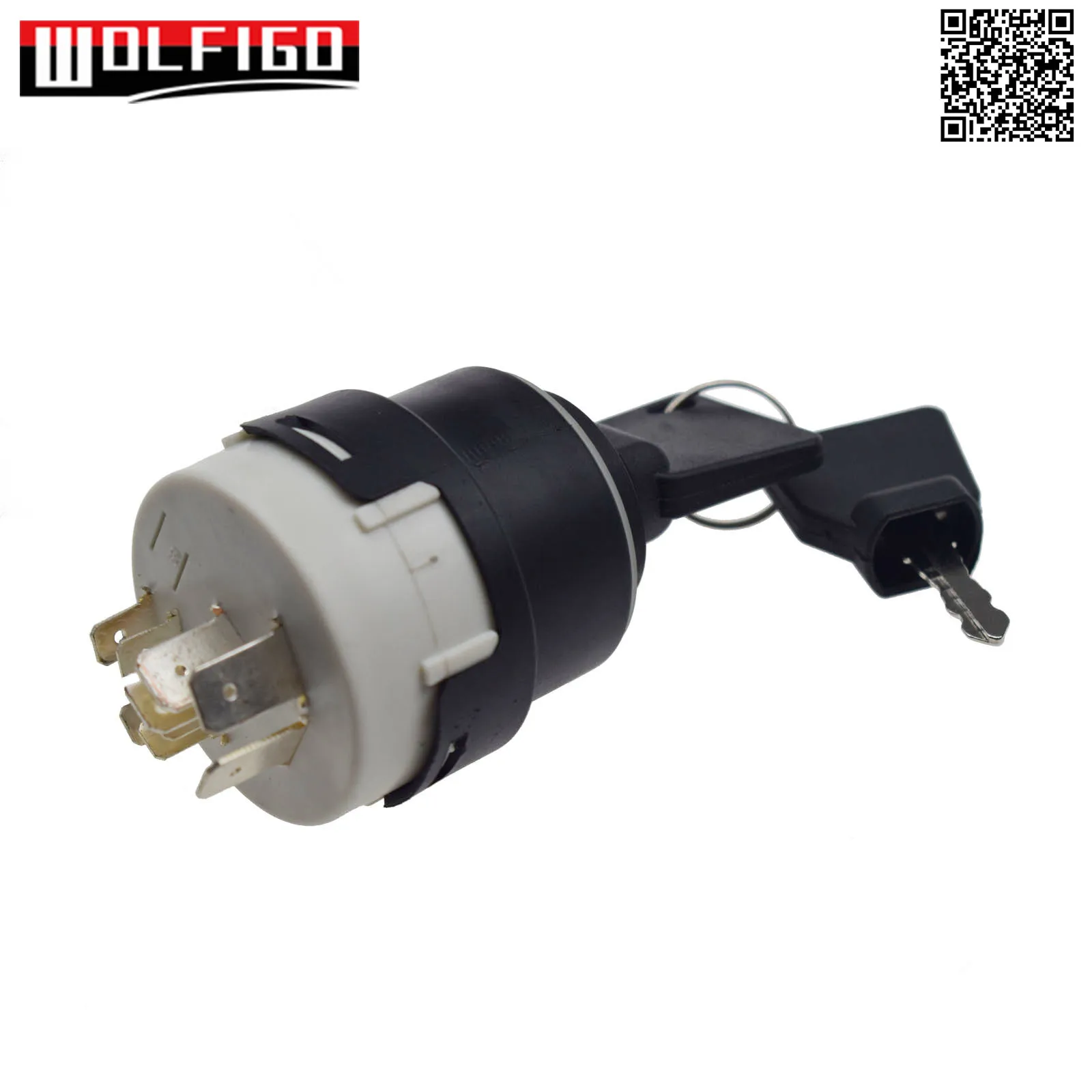 WOLFIGO Новый 701/80184 85804674 50988 переключатель зажигания с 2 ключами для JCB ELT20 0039 новые
