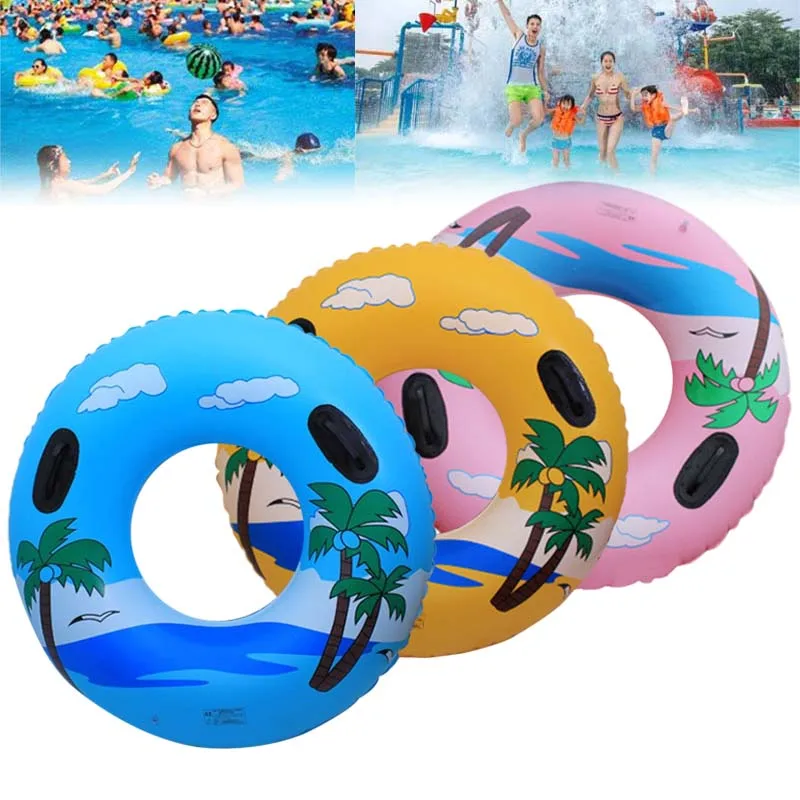 

Hot Inflatable Swimming Circle Thickened 100cm Adult Kids Pool Floats Training Aid Water Toys ED889