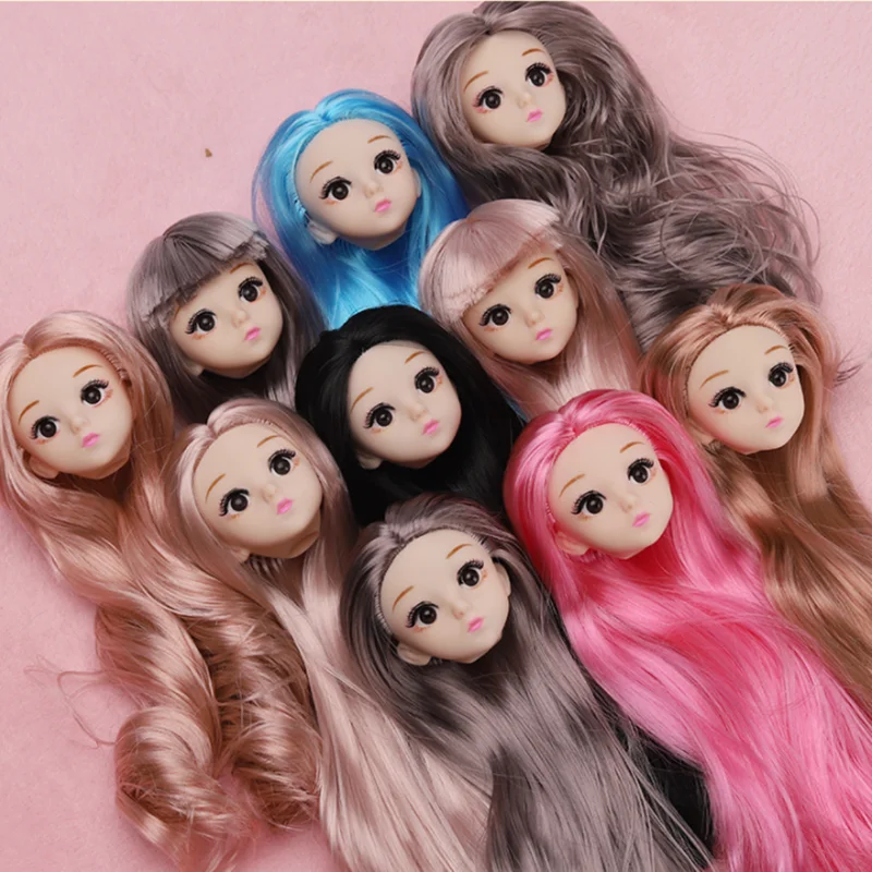 

30cm BJD Doll 20 Movable Jointe Dolls 3D Eyes Bjd Plastic Doll for Girls Toys Long Wig Female Nude Body Fashion Toys Gift