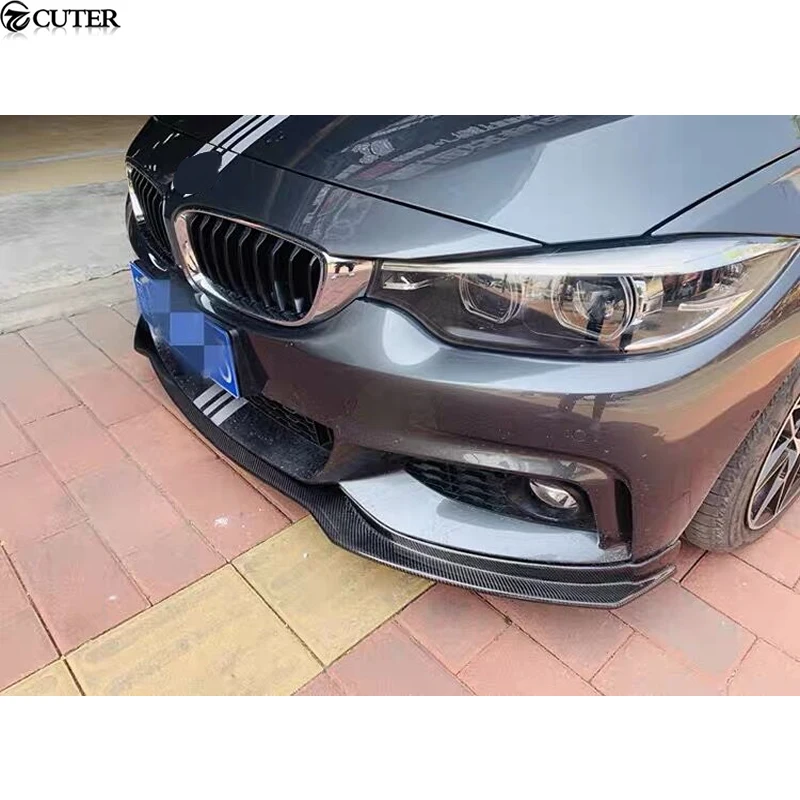 Автомобильный Стайлинг F32 авто передний спойлер для BMW F33 F36 435i M Sport 2014 2015|front lip|car