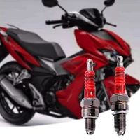 1pc motorcycle spark plug a7tc d8tc110 125 150 pedal curved beam rider moped universal motorcycle accessories