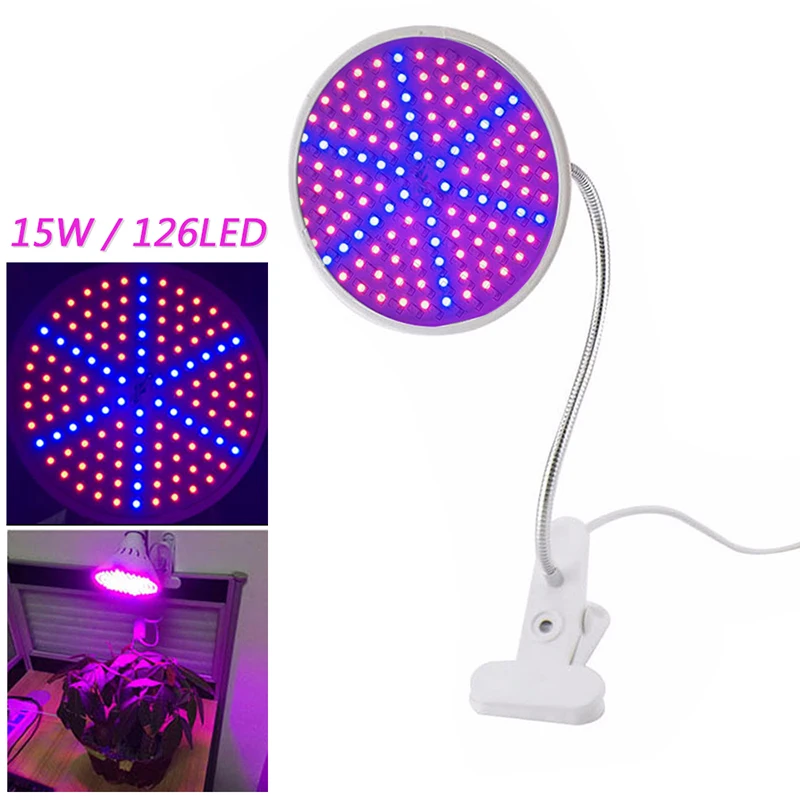 Фитолампа светодиодный светильник для выращивания E27 лампа растений 180 Угол луча