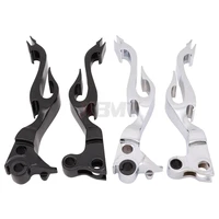 motorcycle flame brake clutch levers for harley sportster xl 1996 2003 dyna 1996 2007 touring 1996 2007 softail 2011 2014
