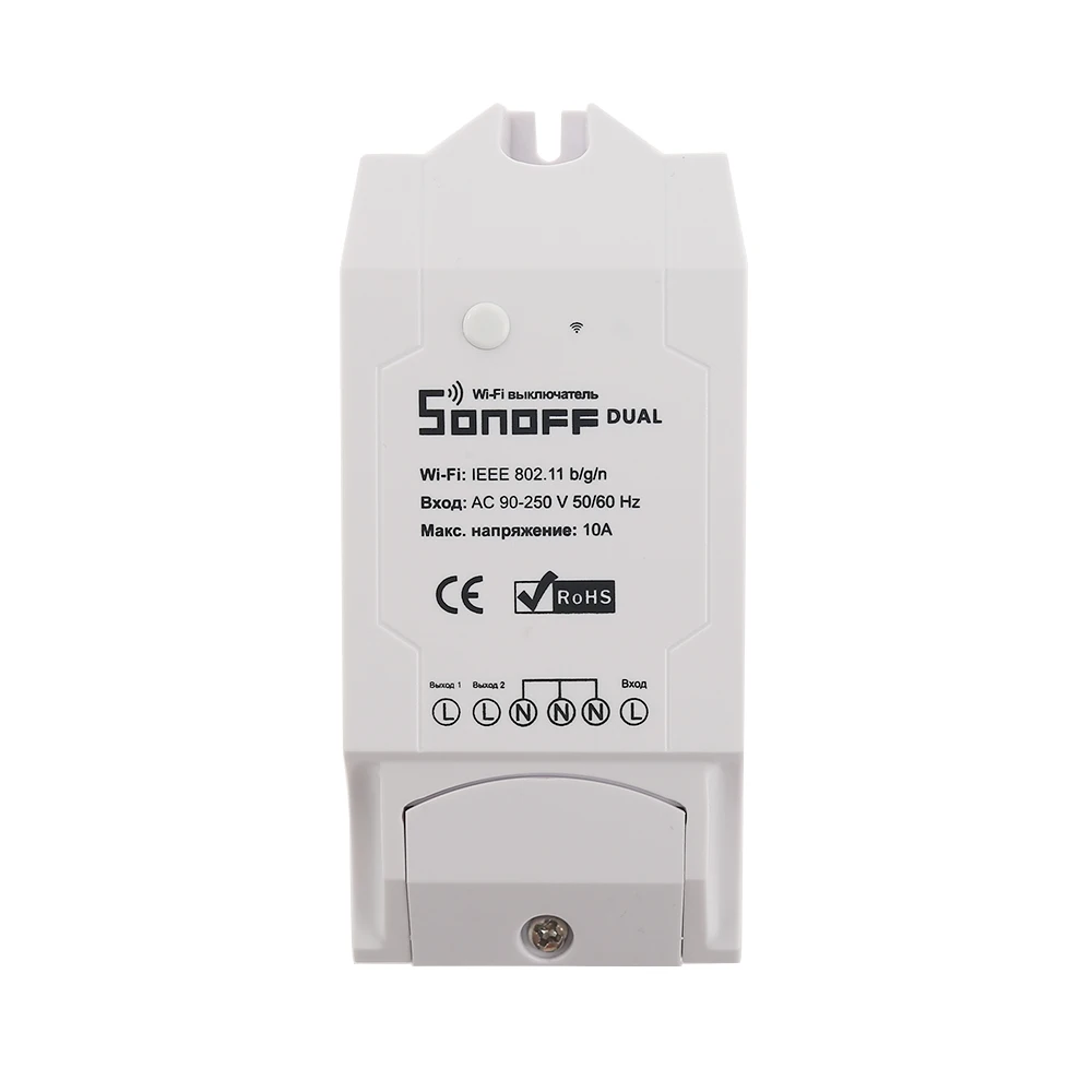 SONOFF TH10/TH16 RF Basic Pow Dual, умный Wifi переключатель умный дом WiFi беспроводной модуль автоматизации, работа с Alexa Google - Комплект: DUAL