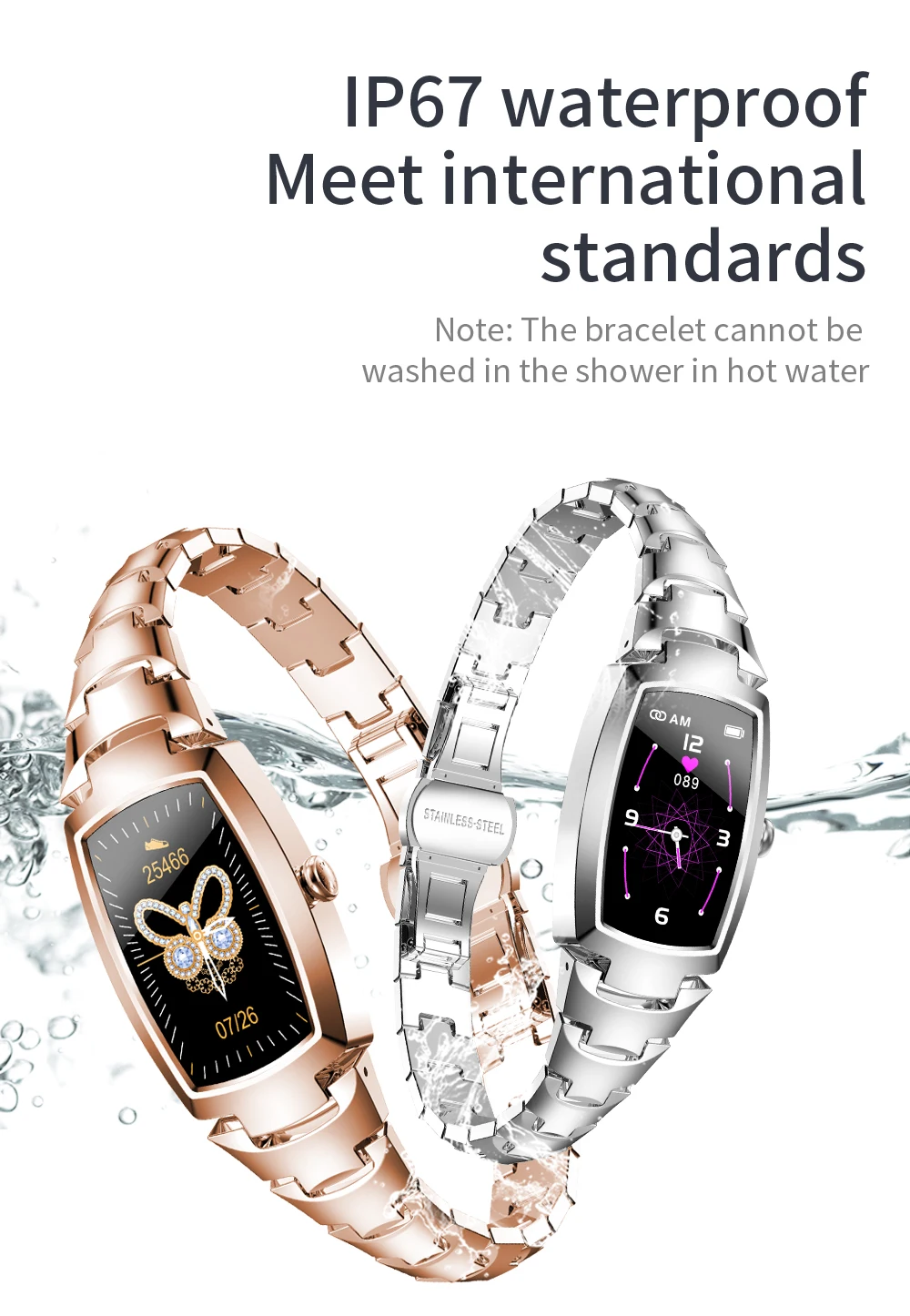 

IWO PRO 2021 NEW H8pro Women Smart Watch Waterproof Heart Rate Blood Pressure Monitor Lady Smartwatch For Android IOS xiaomi