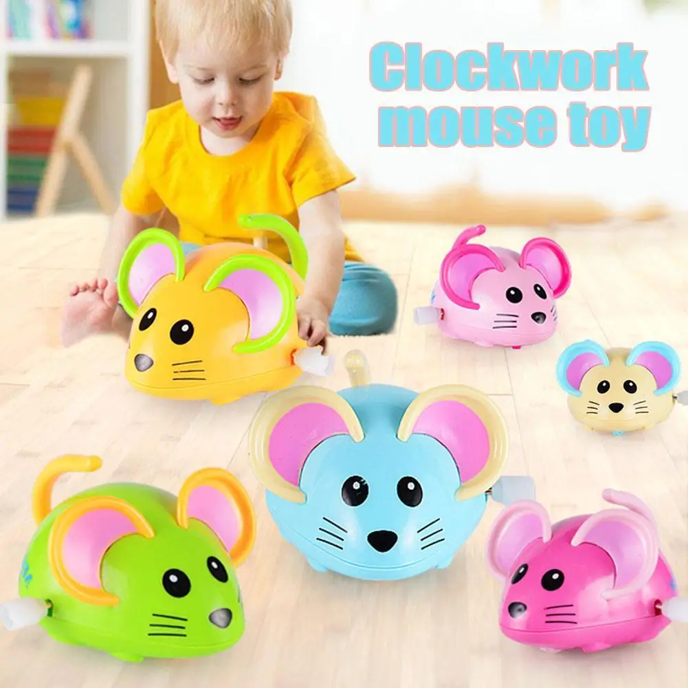 

Montessori Clockwork Little Toy Baby Cartoon Animal Little Mouse