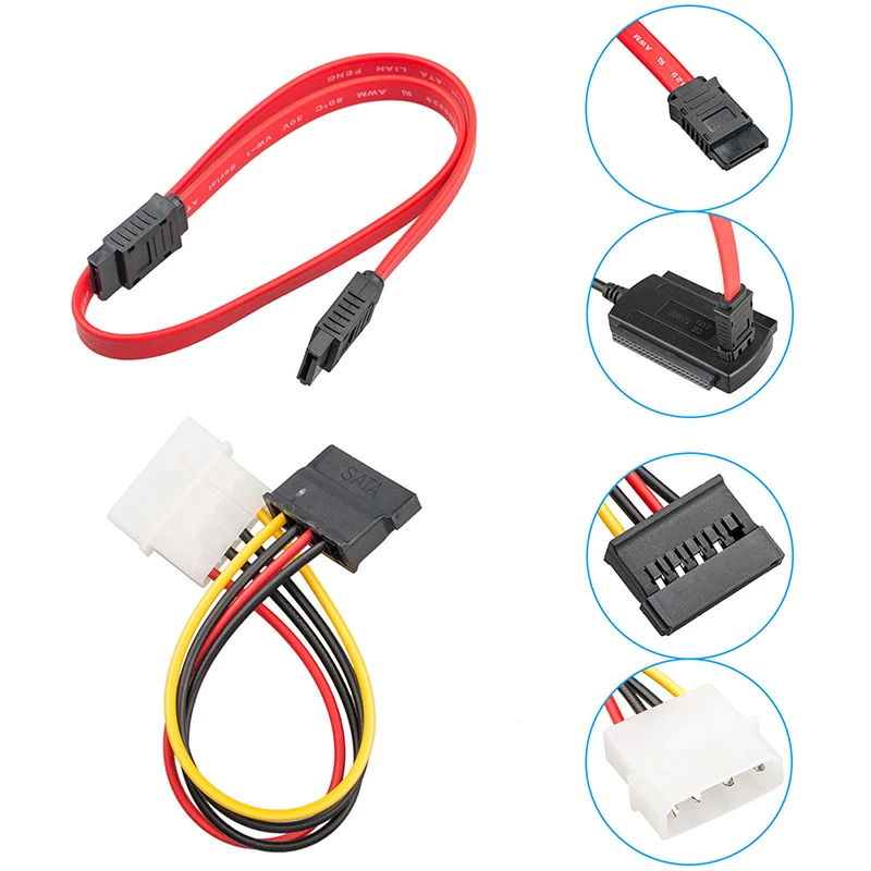 Переходник SATA/PATA/IDE Drive к USB 2 0 кабель-конвертер для жесткого диска 5/3 5 дюйма с