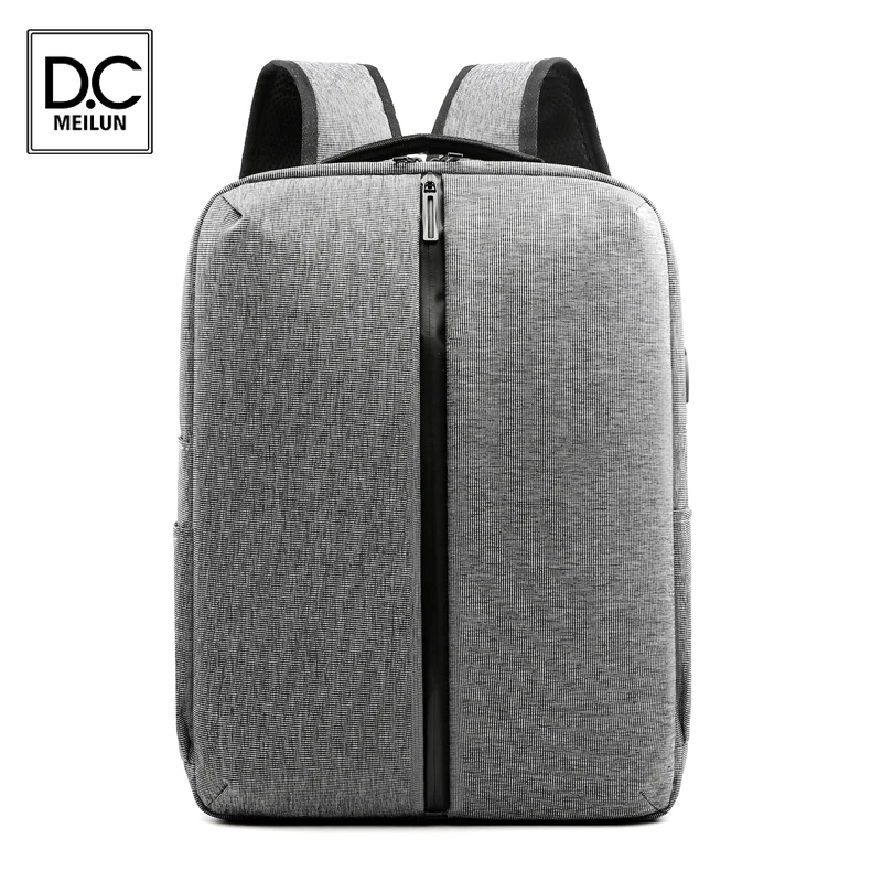 

DC.meilun Business Backpack Urban Portable Gray Nylon Bag for Laptop 13.3 Inch Multifunctional Designer Summer Mochila Hombre
