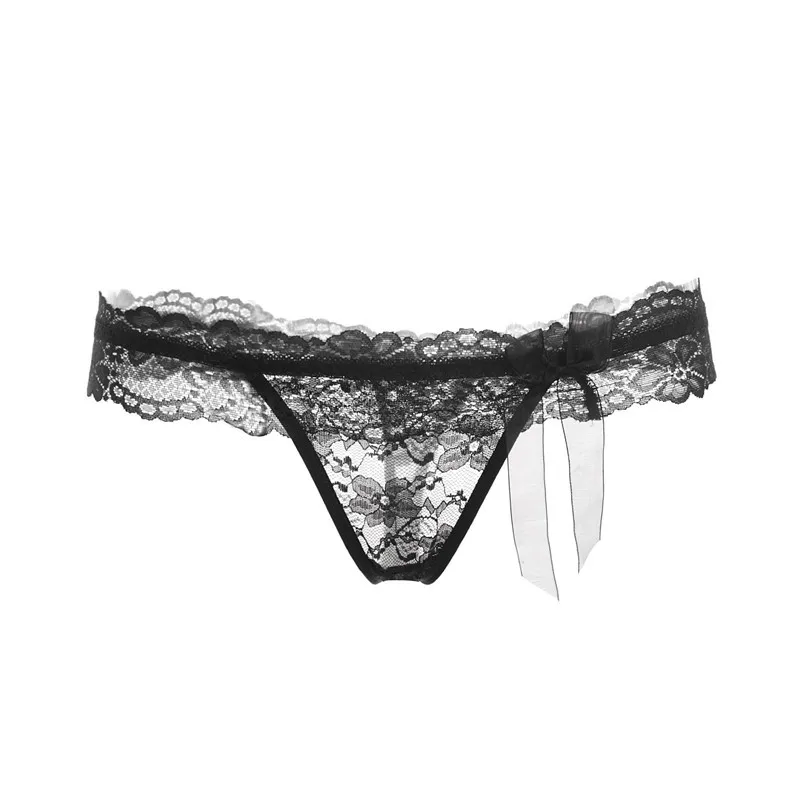 Для женщин сексуальное мягкое нижнее белье стринги ажурные полупрозрачные