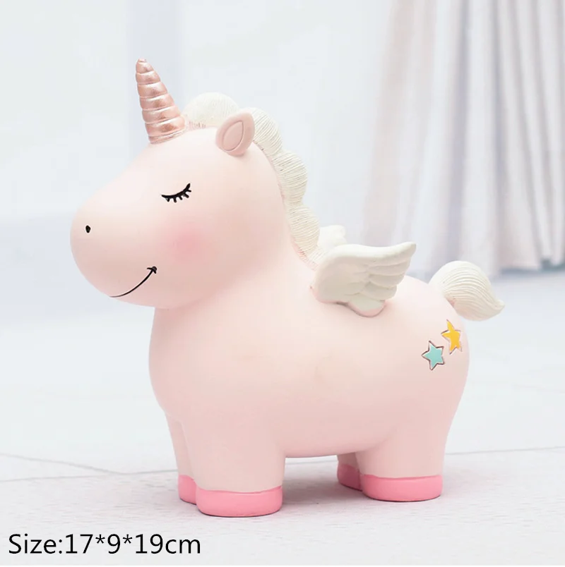 Единорог лошадь копилка анти разрыв столешница орнамент Креативные украшения