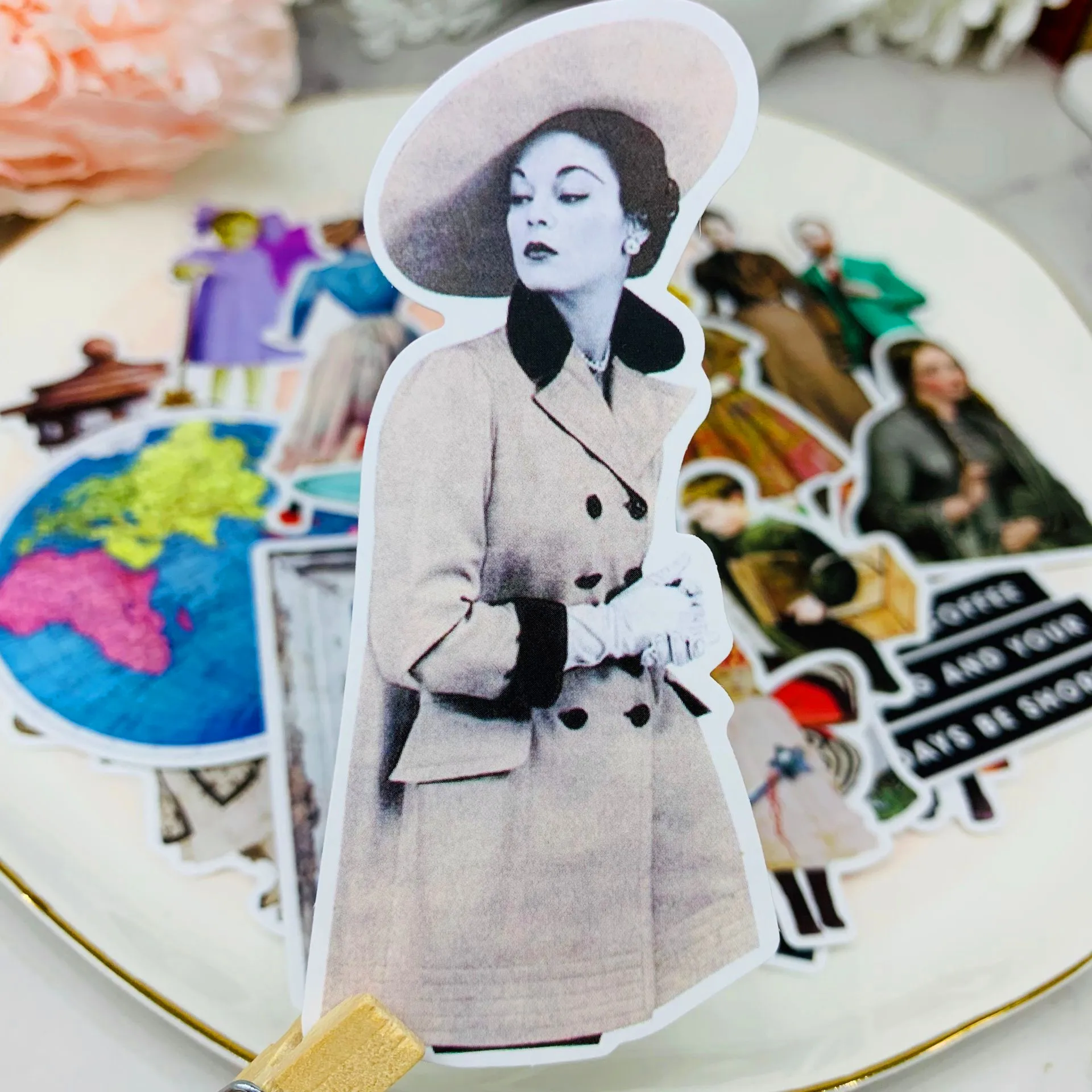 19 шт. наклейки в стиле ретро для детей | Игрушки и хобби