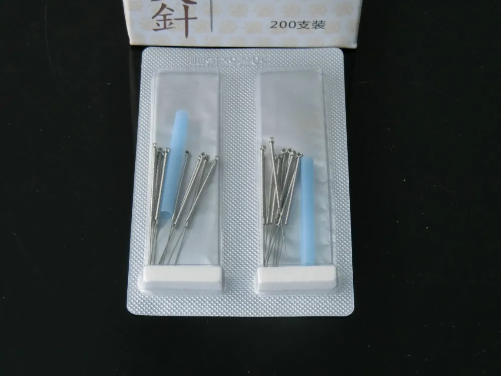 Одноразовая Стерильная акупунктура китайские иглы для акупунктуры 200