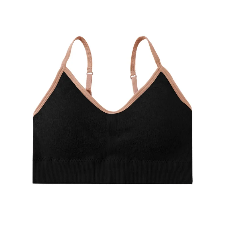 

Women's Underwear Female Running Tops Breathable Thin Anti-Sweat Shockproof Adjustable Chest Pad Sports Bra
