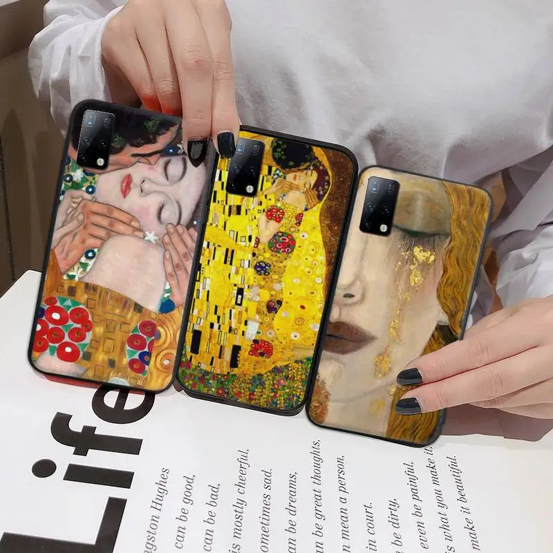 Мягкий силиконовый чехол для телефона Kiss by Gustav Klimt Xiaomi 5 6 8 9 10 11 5x 6x 8se 9se note 2 3 max lite
