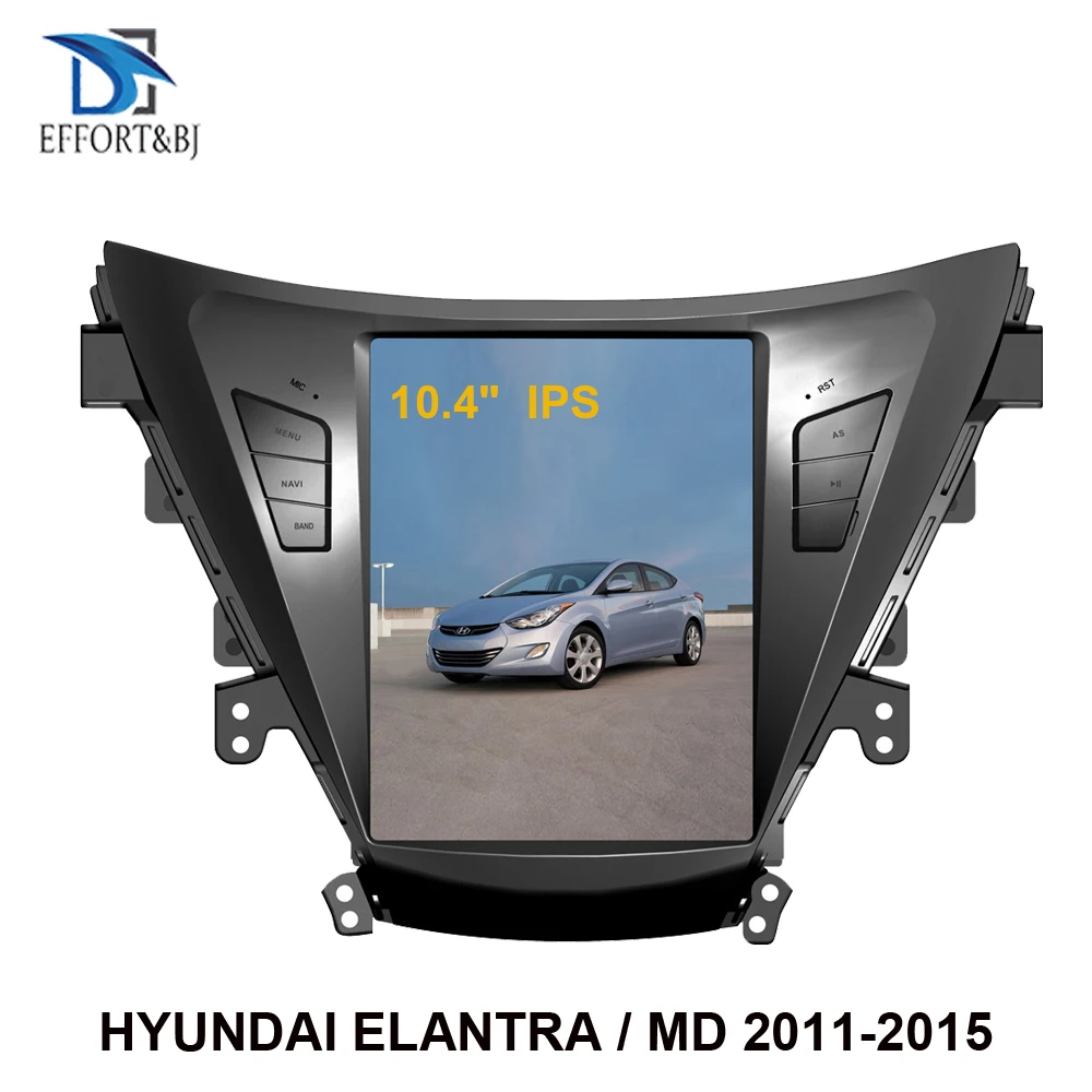 10 4 дюймов Android 9 0 Тесла стиль автомобильный Gps навигатор для Hyundai Elantra/Elantra MD/Avante MD
