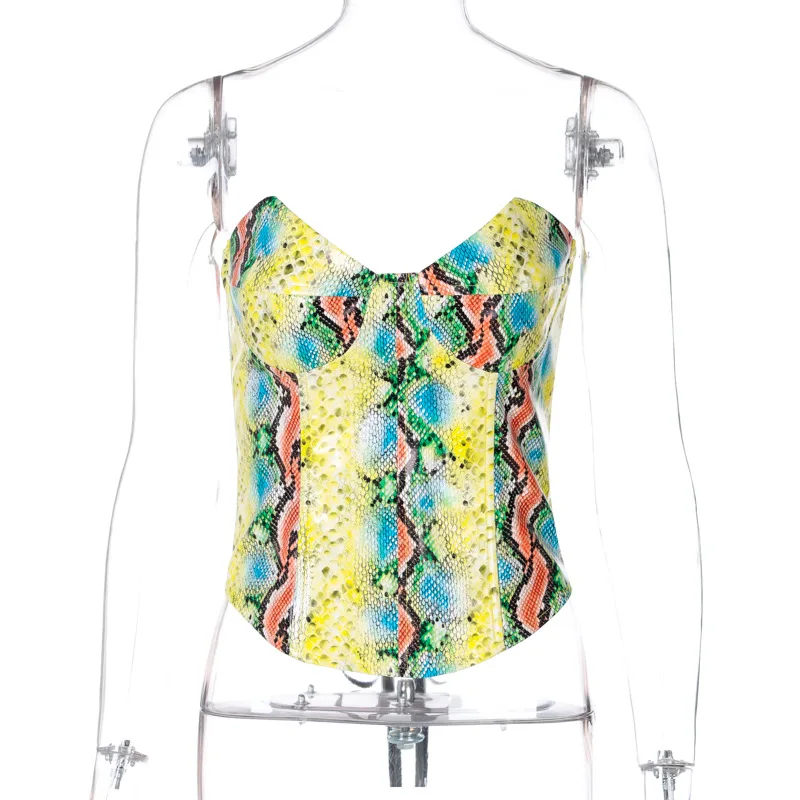 И без бретелек майка на бретелях шнуровке с низким вырезом спине для тела