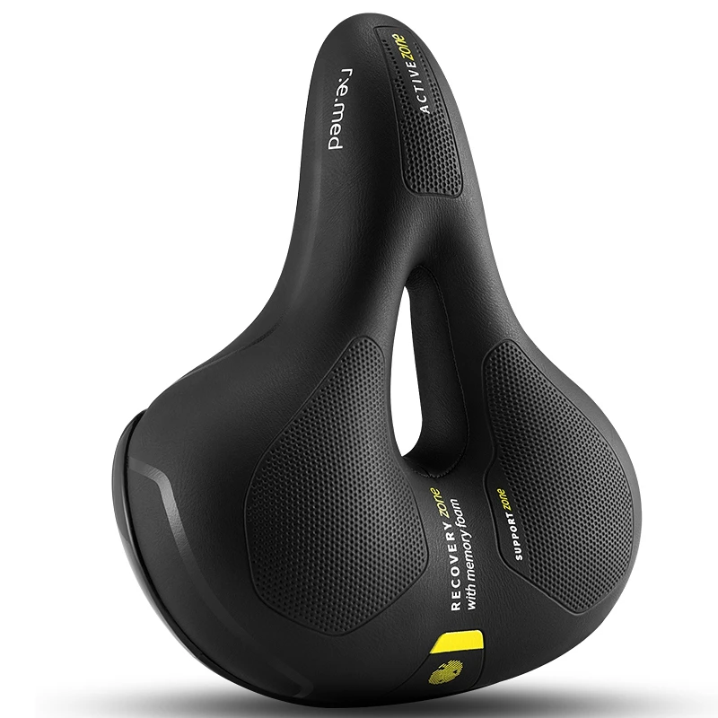 

Hollow Breathable Absorption Rainproof Soft Memory Sponge Bike Cycling Seat Saddle