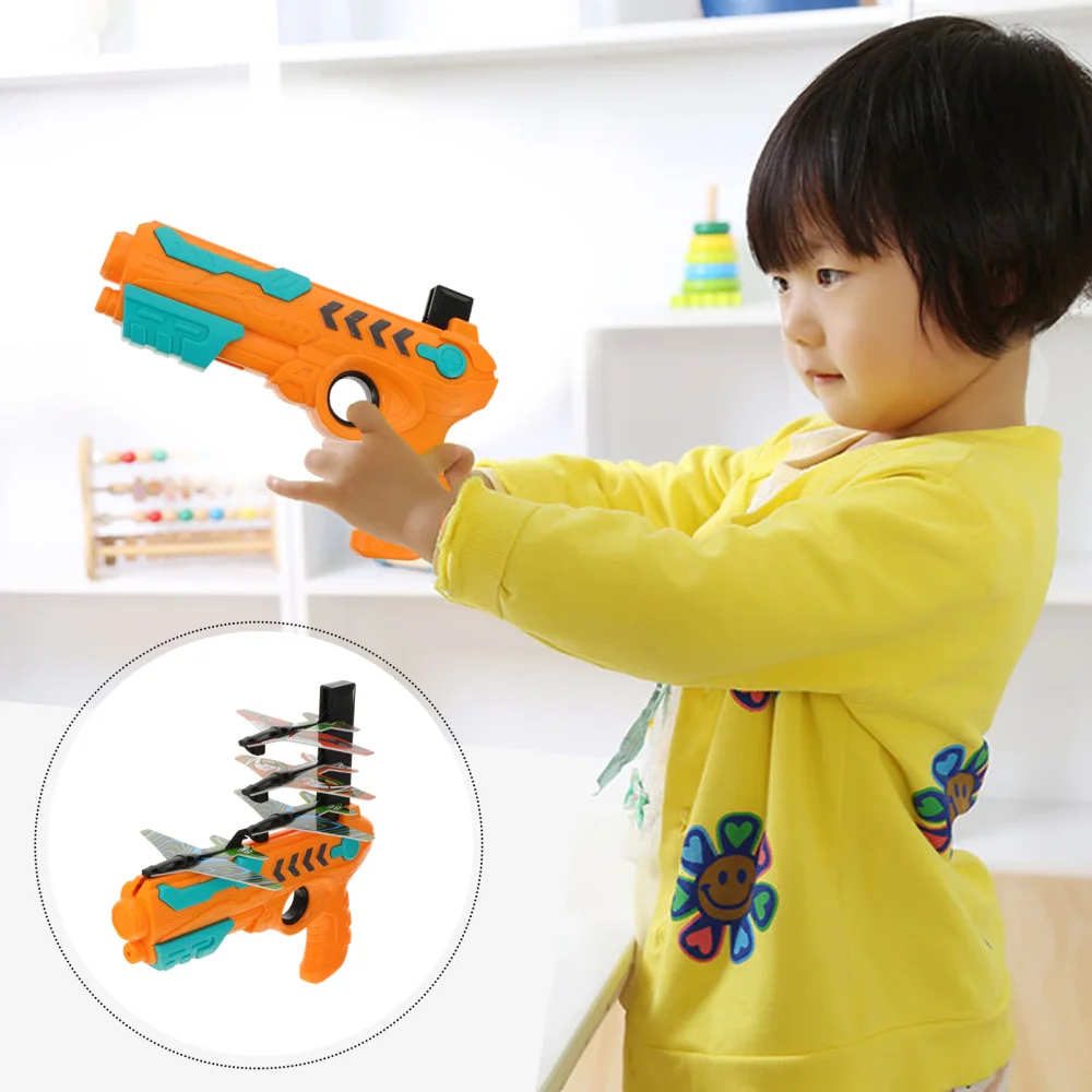 

1 Set Catapult Plane Toys Glider Launcher Tooys Children Shooting Game Toys