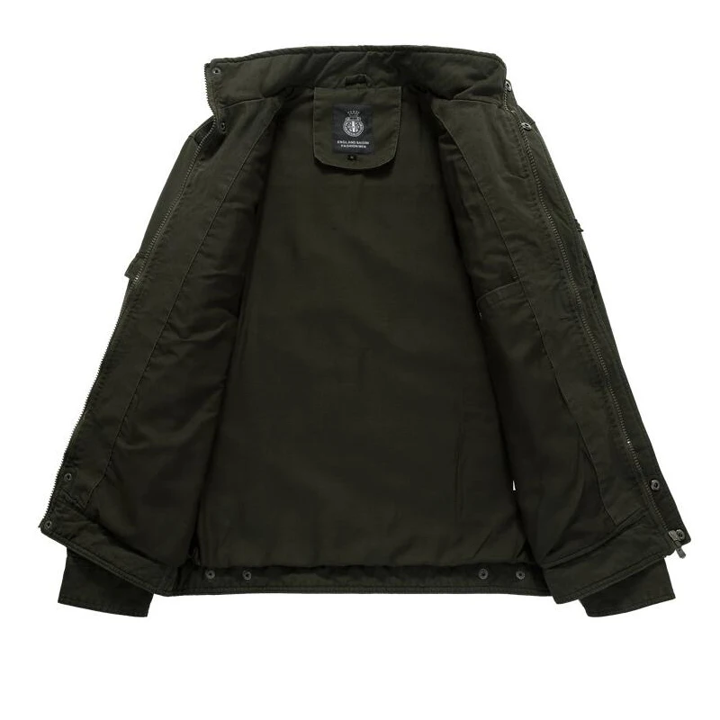 Мужская весенне-осенняя куртка для отдыха 2019 модная Свободная с длинным рукавом