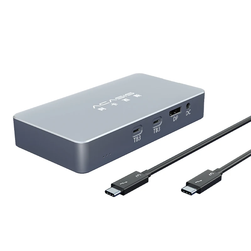Acasis M.2 двойной диск NVME корпус для жесткого диска Thunderbolt 3 док-станция Type C к USB 0
