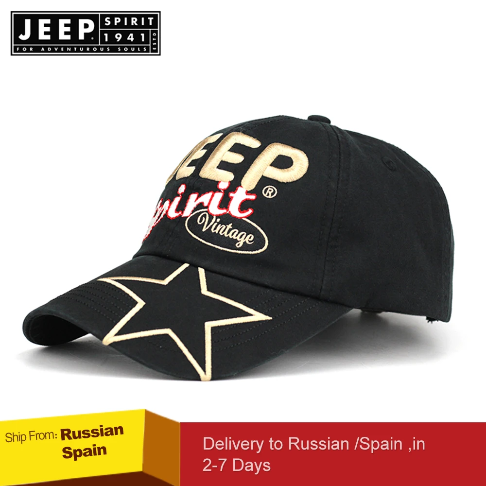 Бренд JEEP SPIRIT летняя бейсболка для женщин и мужчин сетчатая дышащая круглая Кепка