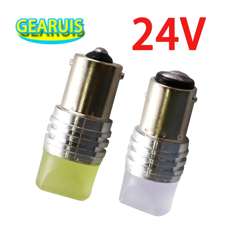 100 шт. грузовик 24 В светодиод 1156 BA15S 1157 BAY15D P21/5W 3D 9 SMD 2835 светодиодный белый красный