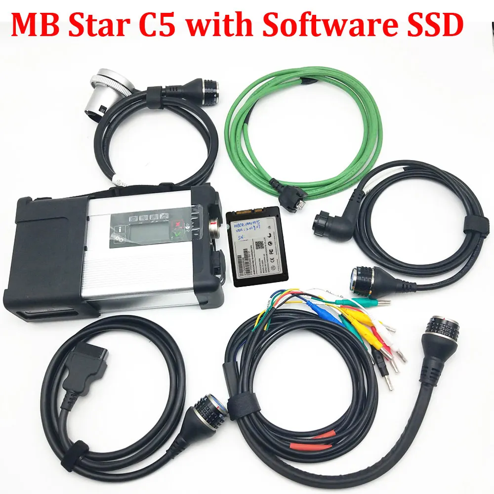 SD C5 SSD Лучшее Качество MB Star C5 SD Connect компактный 5 с CF19 ноутбука звезды C5 диагностики V2019.12 программное обеспечение для автомобиля грузовика - Цвет: SD C5 SSD